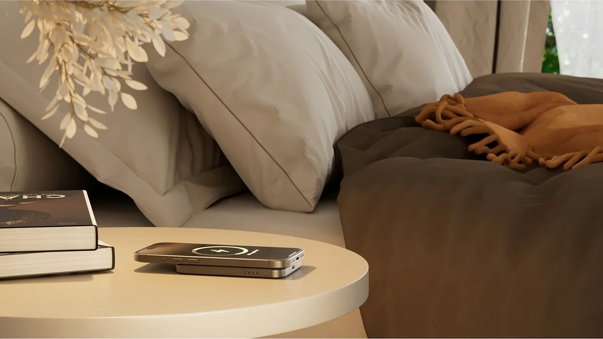 Zens Powerbank Pro 1 Slim 5.000 mAh, Sort