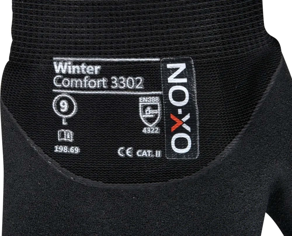 OX-ON Arbejdshandske Winter Comfort 3302, Str 8