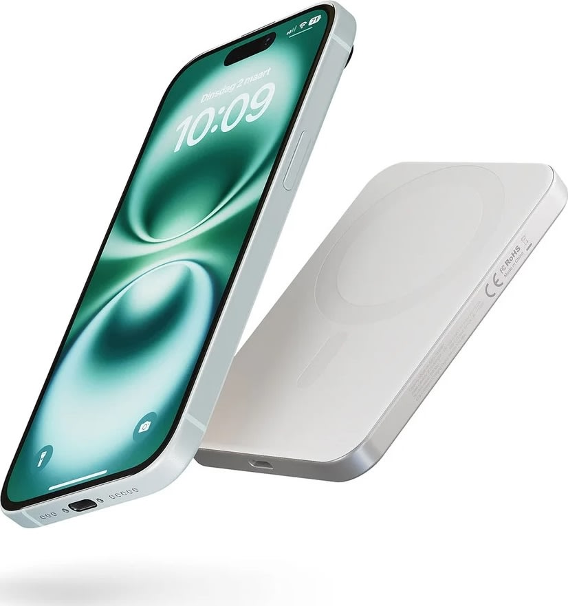 Zens Powerbank Pro 1 Slim 5.000 mAh, Hvid