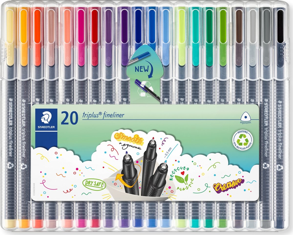 Staedtler Triplus Fineliner | 20 farver