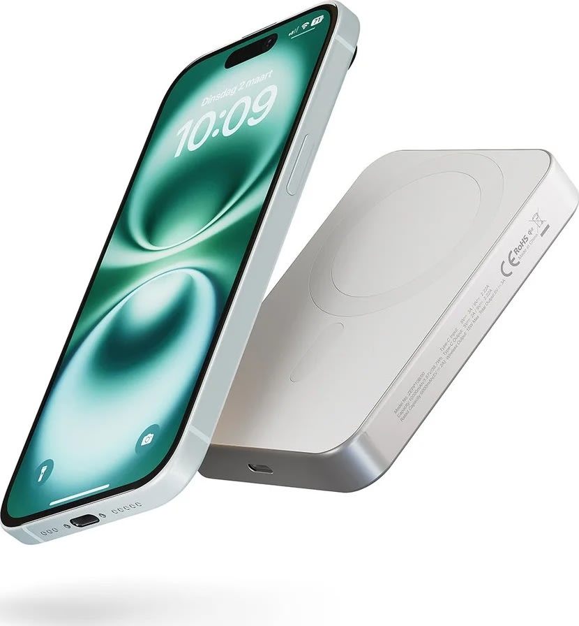 Zens Powerbank Pro 1 Slim 10.000 mAh, Hvid