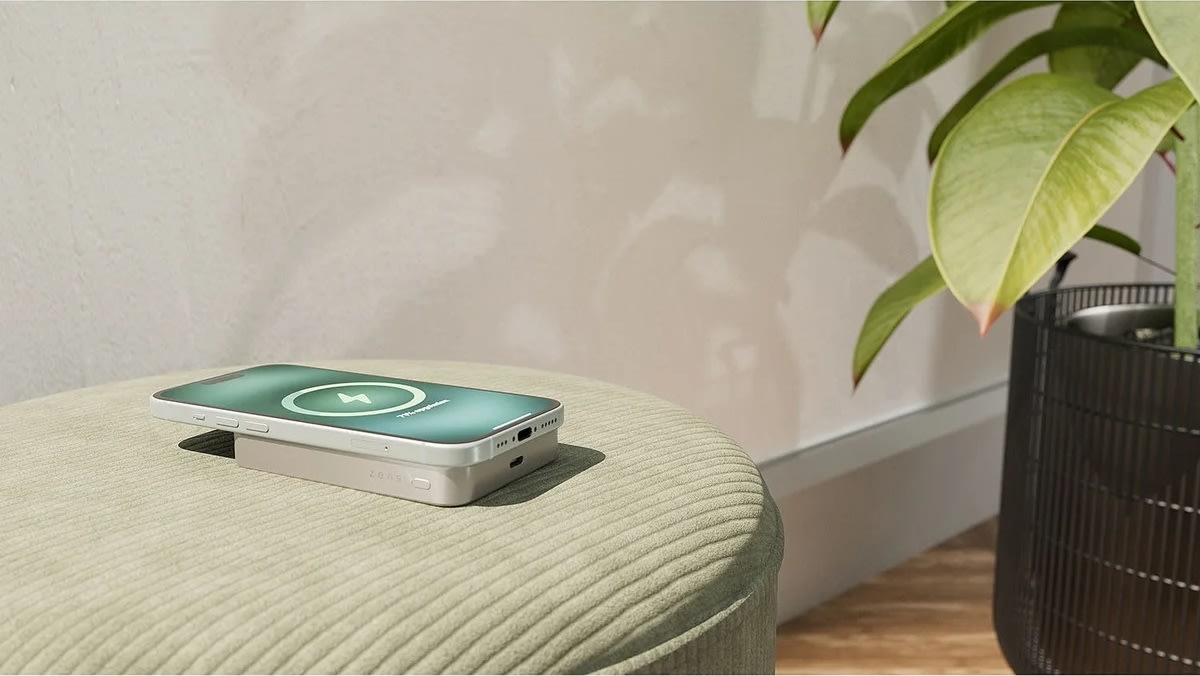 Zens Powerbank Pro 1 Slim 10.000 mAh, Hvid