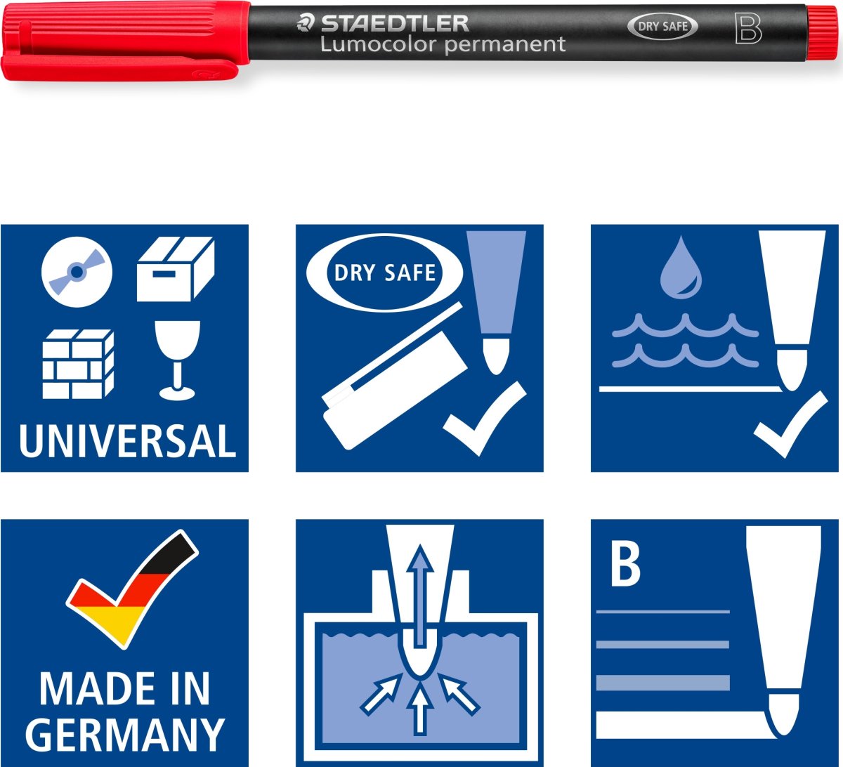 Staedtler 314 Permanent Marker | Sort