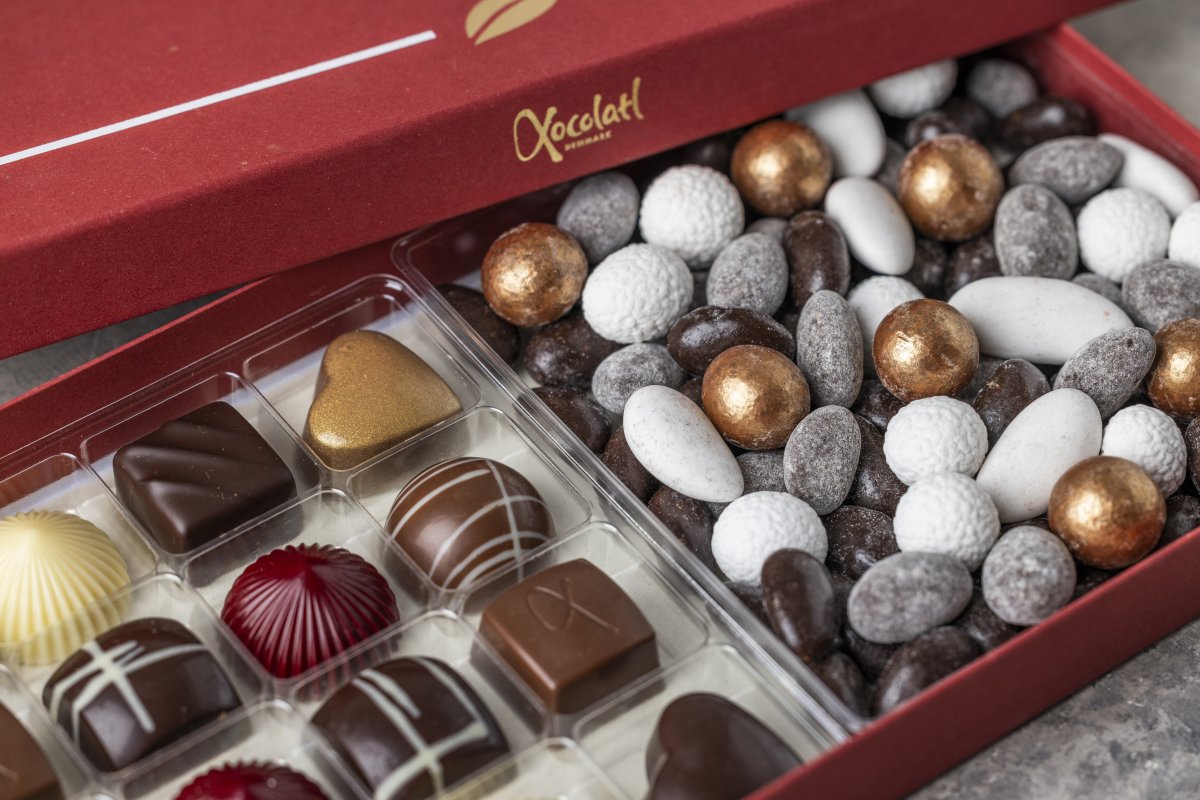 Xocolatl Merry Cherry Dragé 16 stk, 340g