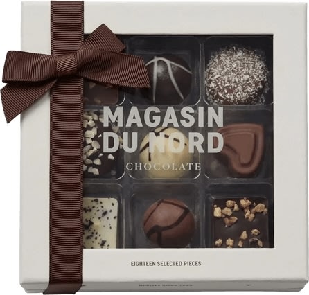 Magasin Weekendæske m. 18 stk. dessertchokolade