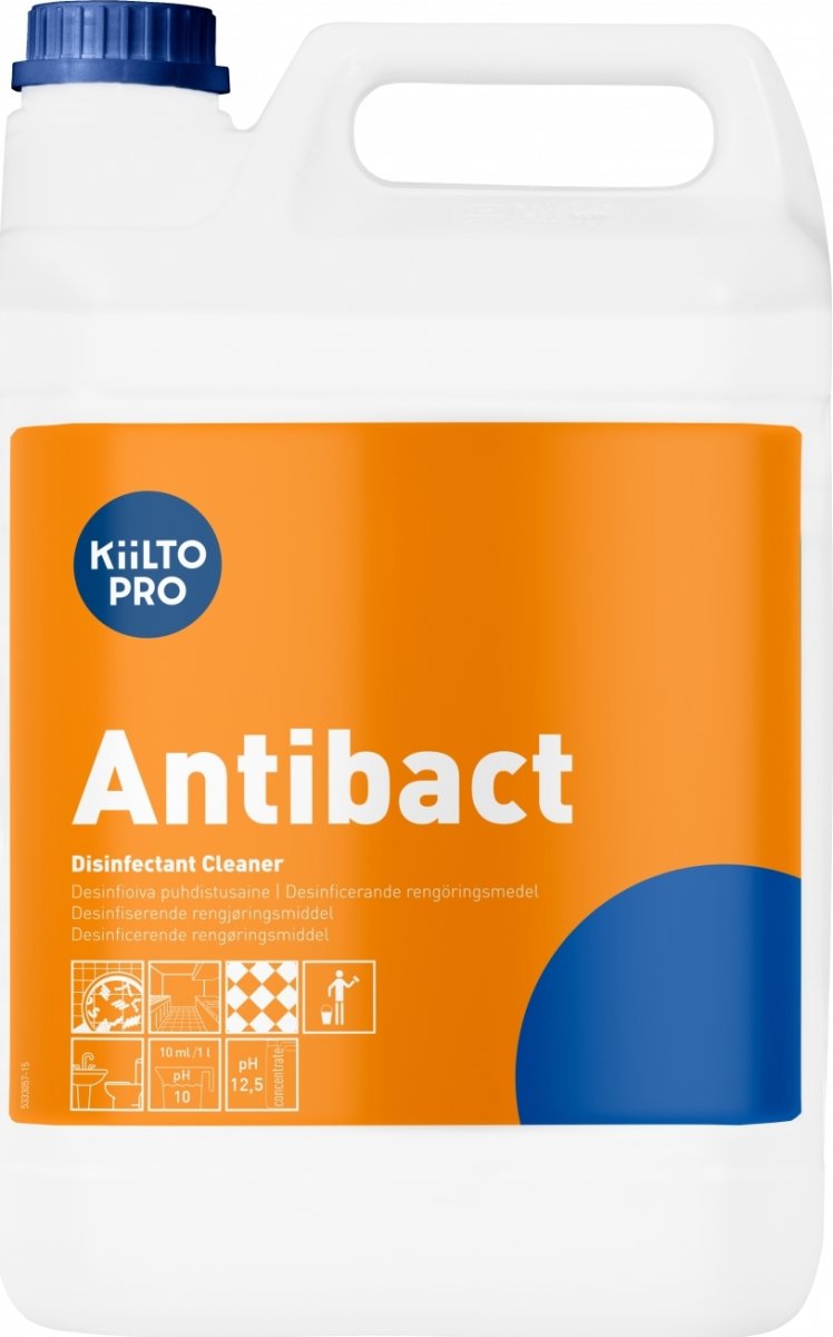 Kiilto Pro Antibact | Overfladedesinfektion | 5 L