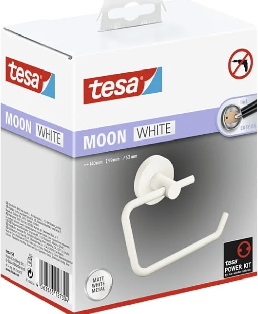 tesa Moon Toiletpapirholder | Hvid