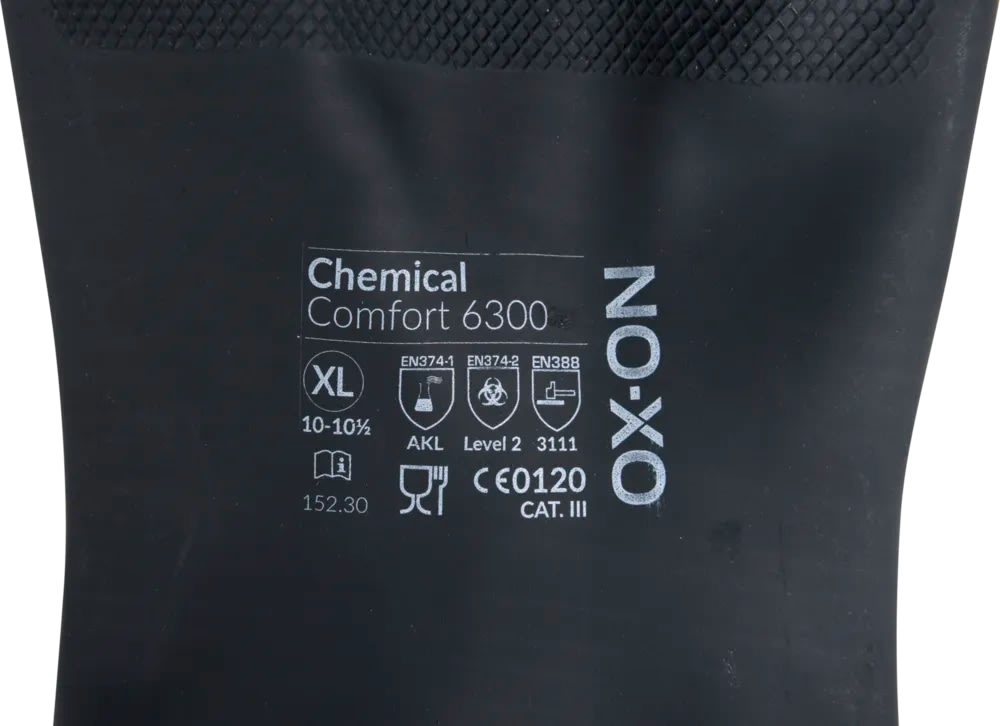 OX-ON Arbejdshandske Chemical Comfort 6300, Str 10