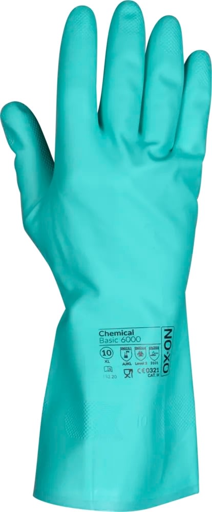 OX-ON Arbejdshandske Chemical Basic 6000, Str 11