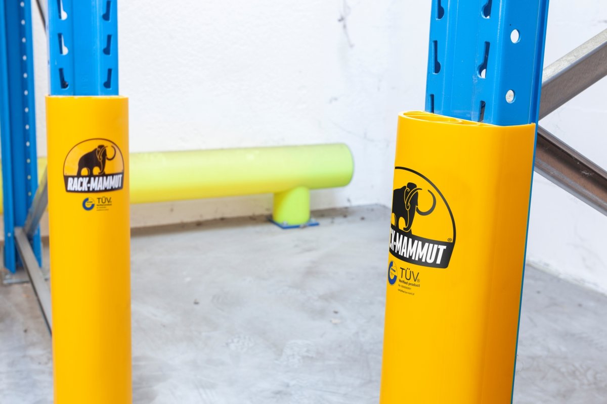 Rack-Mammut påkørselsværn t/reol, 600 mm, M