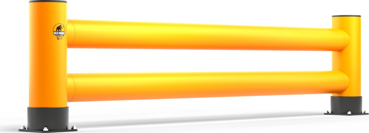 Rack-Mammut påkørselsværn t/reolende,dobbelt,2,5 m