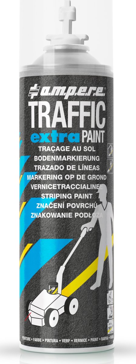 Traffic Extra gulvmarkeringsmaling, 500ml, hvid