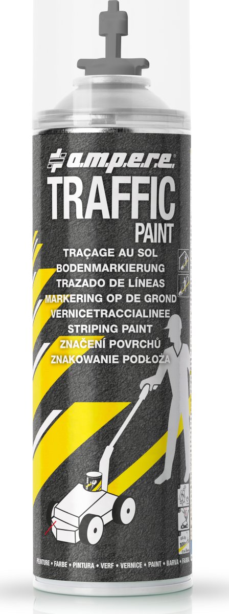 Traffic gulvmarkeringssæt m/vogn+maling, grå