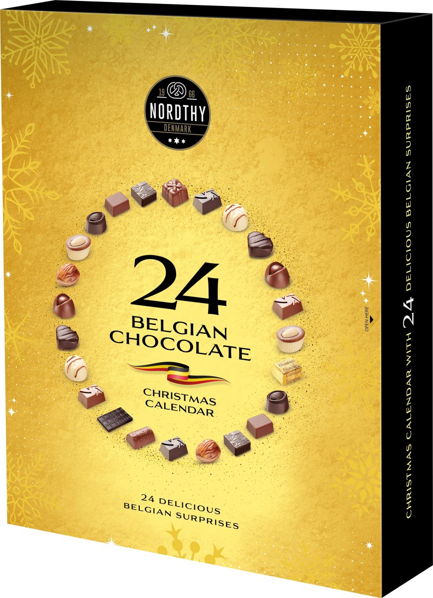 Nordthy Belgisk Chokolade Julekalender