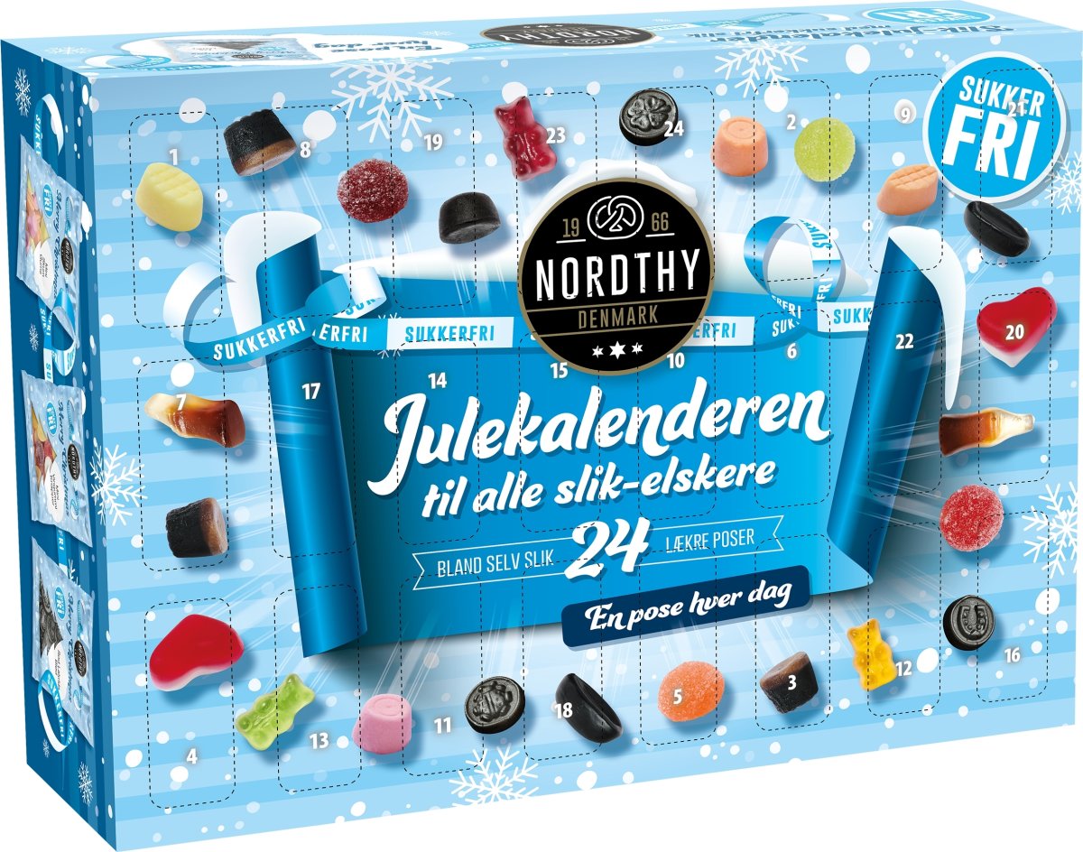 Nordthy Sukkerfri Slik Julekalender