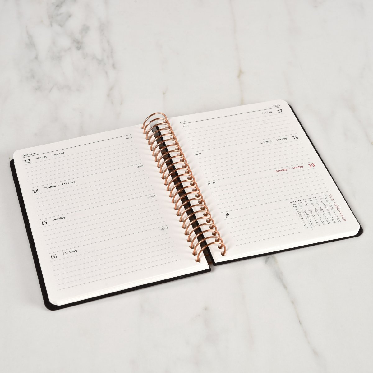 Kozo 2026 Kalender | A6 | Uge | Black