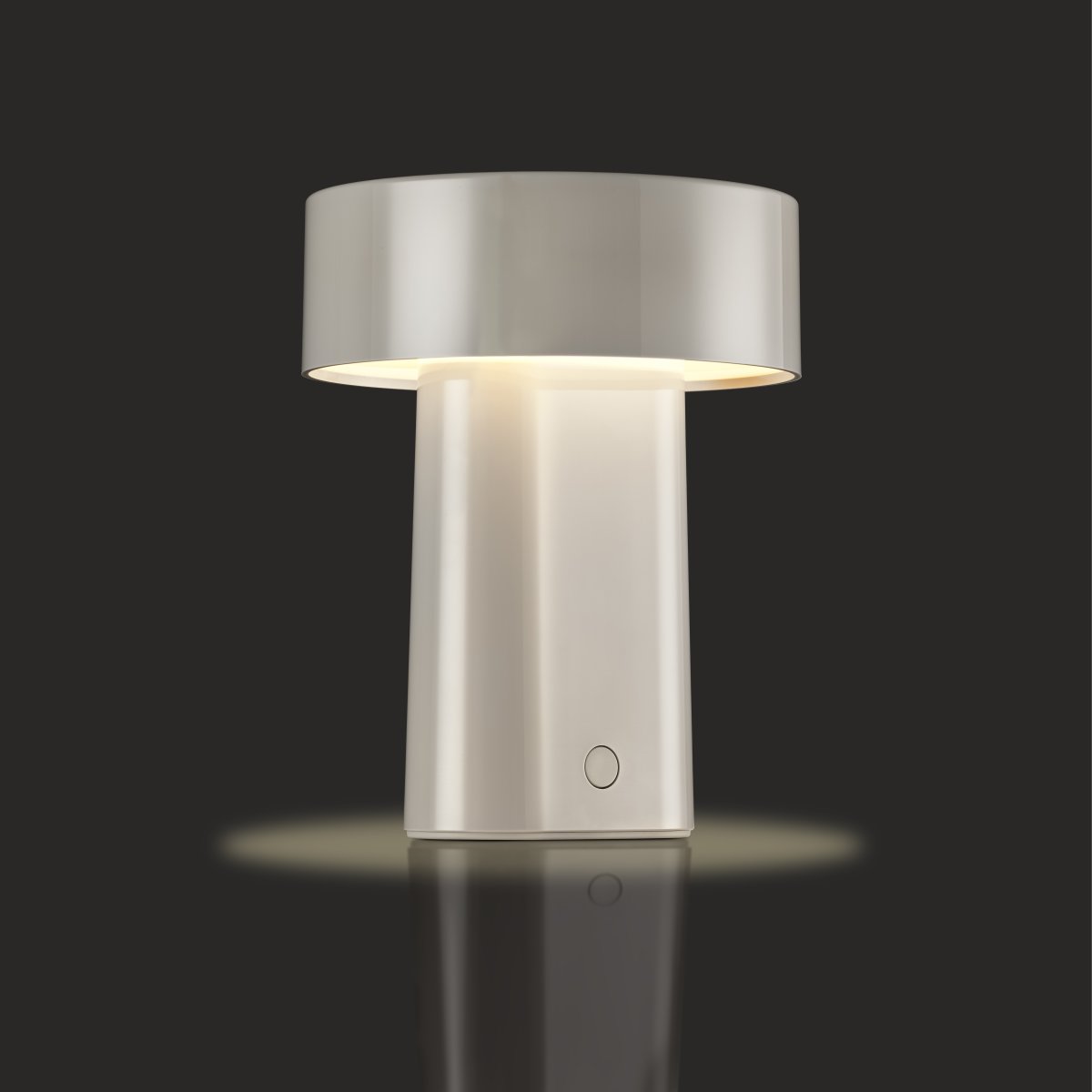 Zone Oblong Lampe H18 cm, varm grå