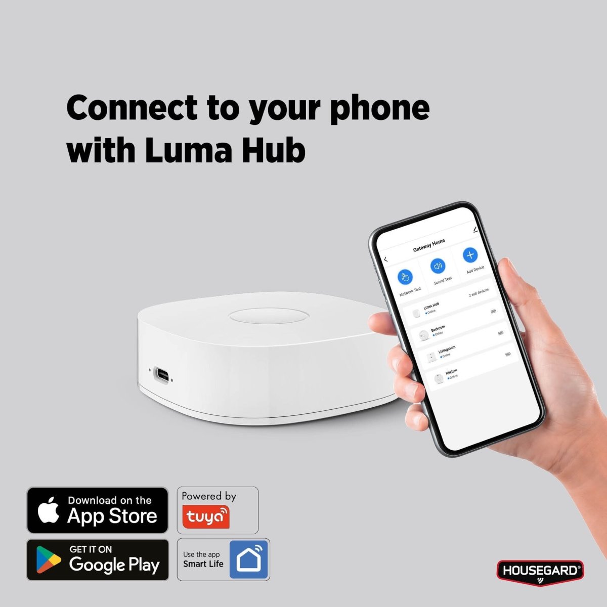 Housegard CA150 Luma trådløs kulilte alarm