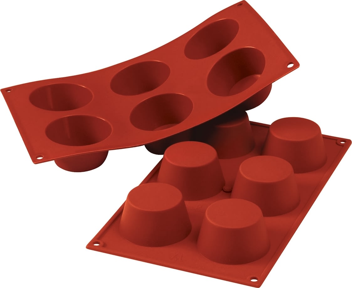 Silikomart Bageform muffin 6 stk, Ø6,9cm, 11cl