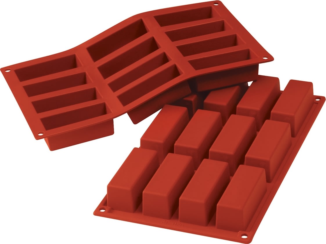 Silikomart Bageform rektangel 12 stk, 7cl