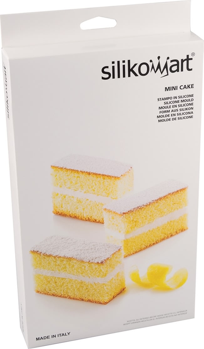 Silikomart Bageform rektangel 12 stk, 7cl