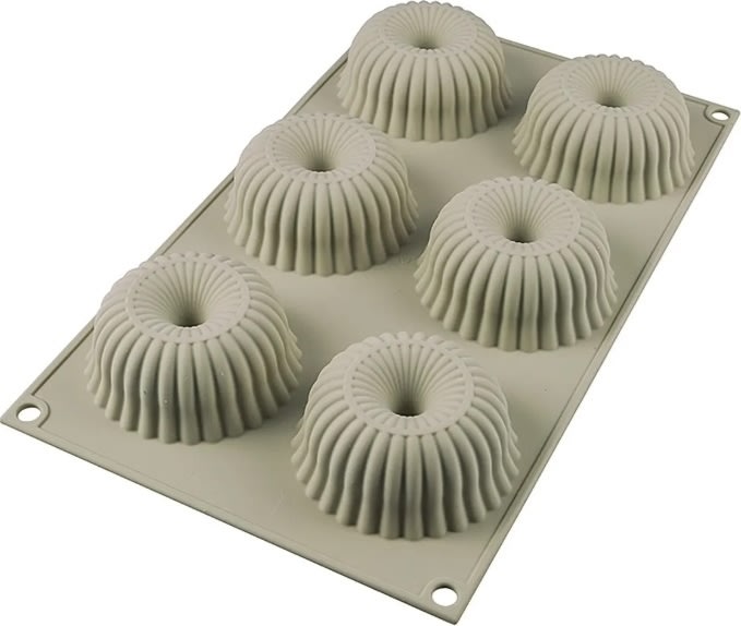 Silikomart 3D Bageform Mini Raggio, Ø6,7cm, 85cl