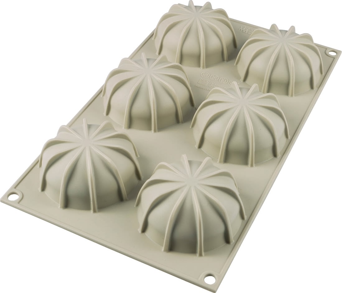 Silikomart 3D Bageform Mini Goccia, Ø6,8cm, 8,8cl