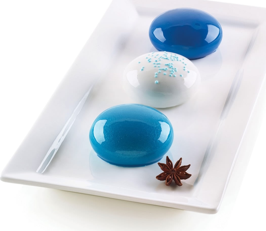 Silikomart 3D Bageform Mini Goccia, Ø6,8cm, 8,8cl