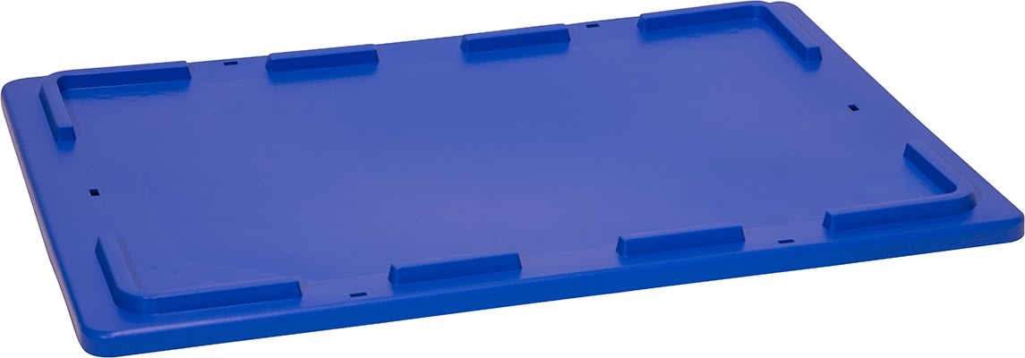PPS-Axjo Låg til stabelkasse 600x400 mm, blå