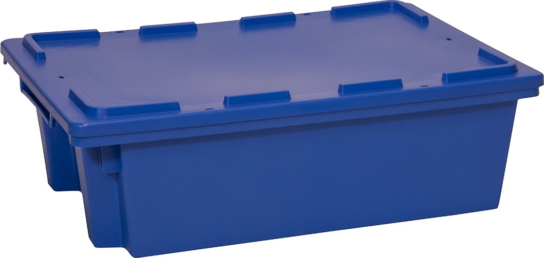 PPS-Axjo Låg til stabelkasse 600x400 mm, blå