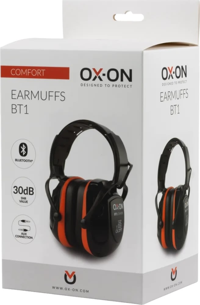 OX-ON Høreværn Comfort BT1 Bluetooth, 29 db