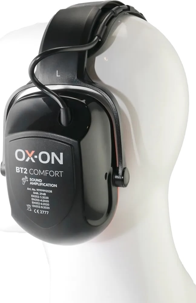 OX-ON Høreværn Comfort BT2 Bluetooth/Medhør, 29 db