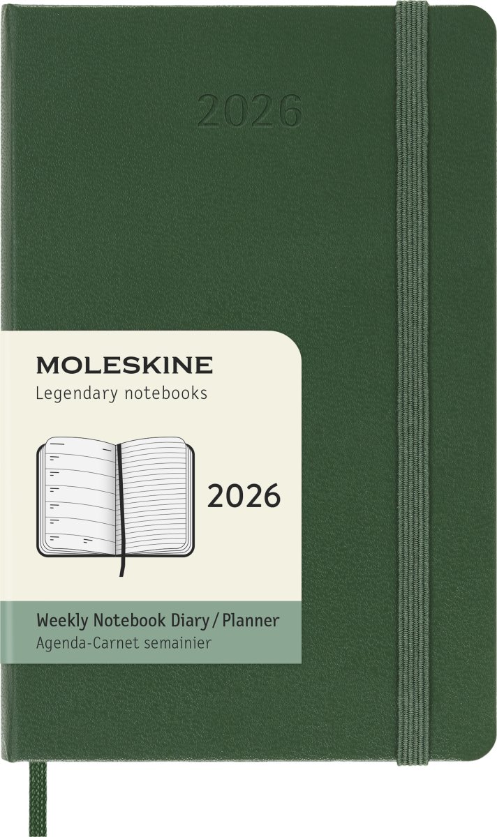 Moleskine 2026 Kalender | H | Uge | Poc. | Grøn