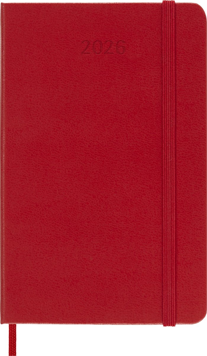 Moleskine 2026 Kalender | H | Uge | Poc. | Rød