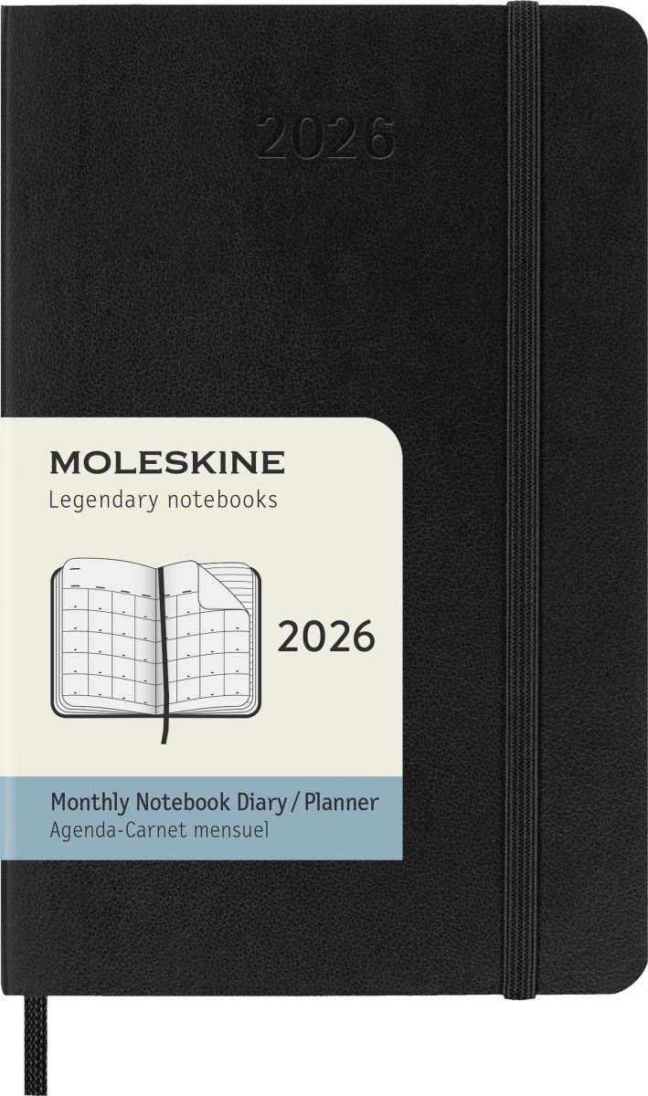 Moleskine 2026 Kalender | S | Måned | Poc.