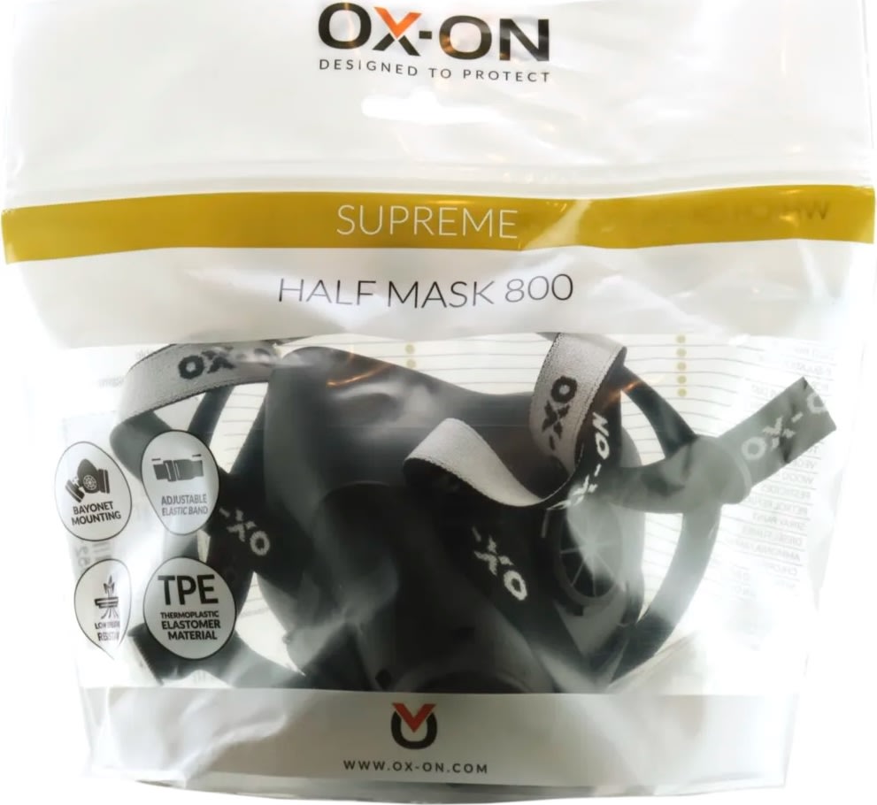 OX-ON Halvmaske 800 Supreme - uden filter