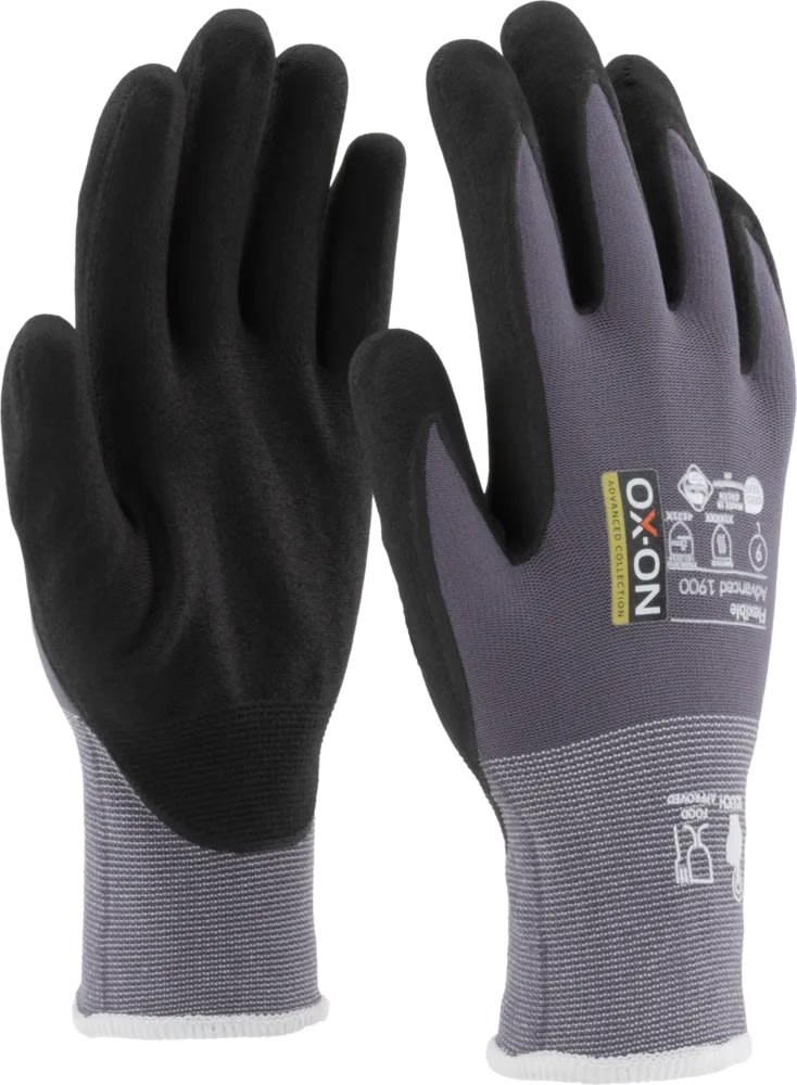 OX-ON Arbejdshandske Flexible Advanced 1900,Str 6