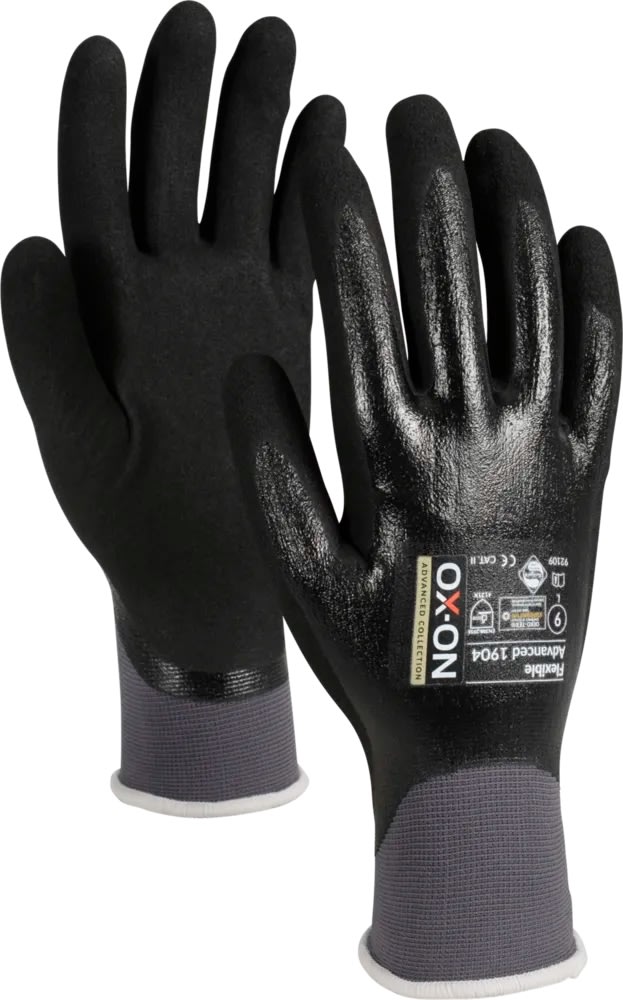 OX-ON Arbejdshandske Flexible Advanced 1904,Str 11
