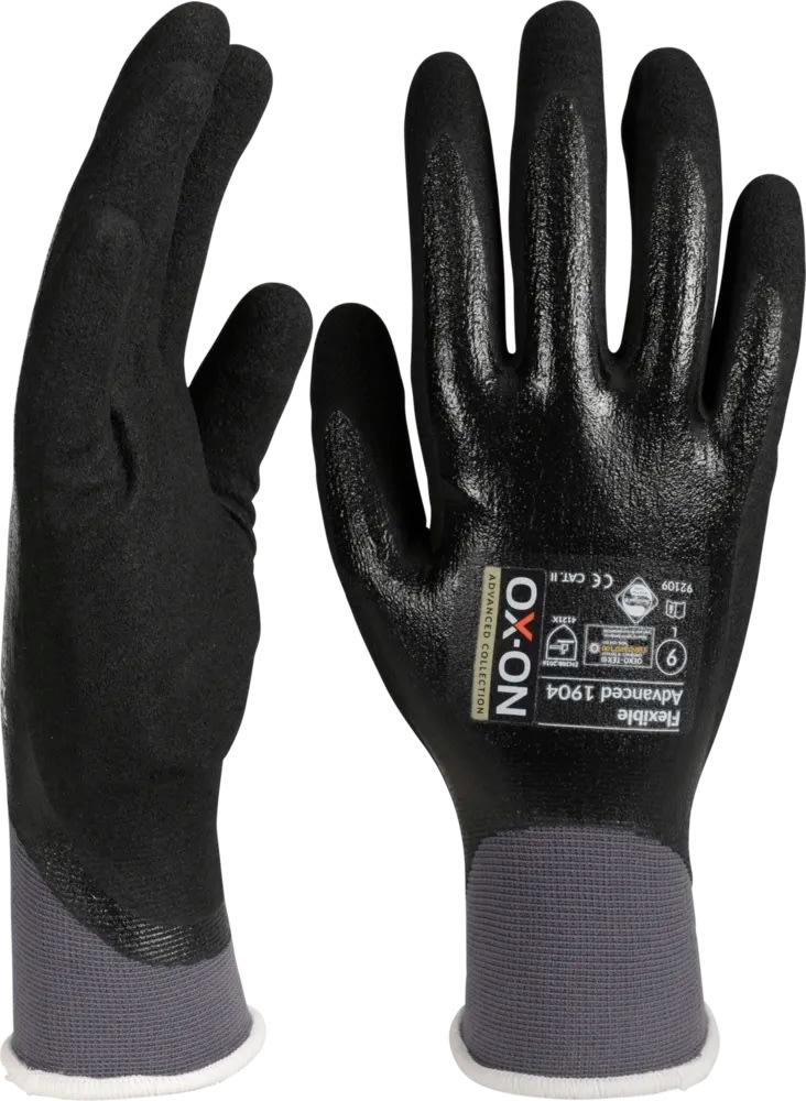 OX-ON Arbejdshandske Flexible Advanced 1904,Str 11