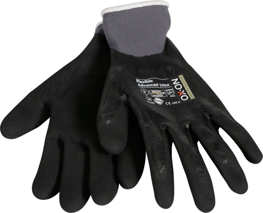 OX-ON Arbejdshandske Flexible Advanced 1904,Str 11