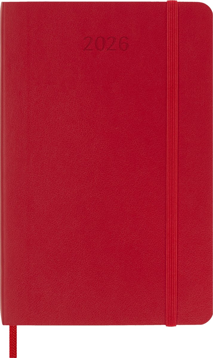 Moleskine 2026 Kalender | S | Uge | Poc. | Rød