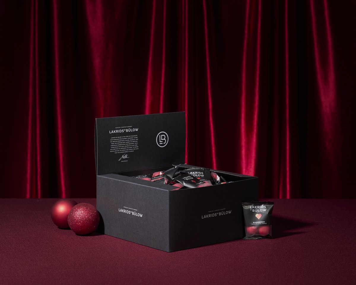 Bülow Lakrids Box of Minis Raspberry, 720g