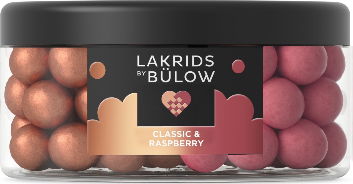 Bülow Lakrids Large Mixed Caramel/Raspberry, 550g