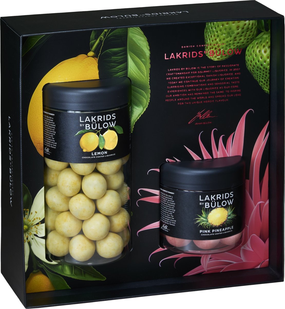 Bülow Lakrids Black Box Lemon/Pineapple, 420g