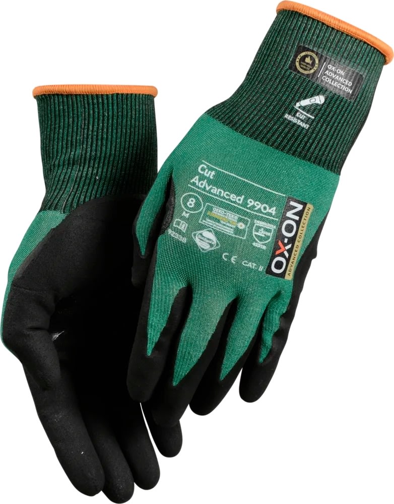 OX-ON Arbejdshandske Cut Advanced B 9904, Str. 12
