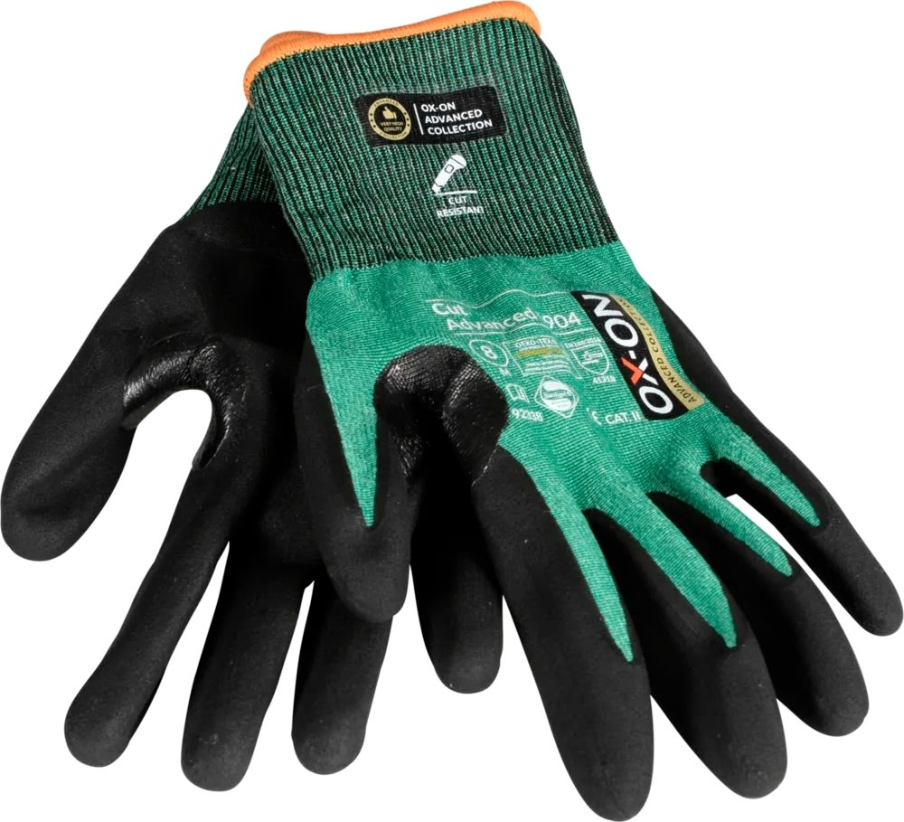 OX-ON Arbejdshandske Cut Advanced B 9904, Str. 12
