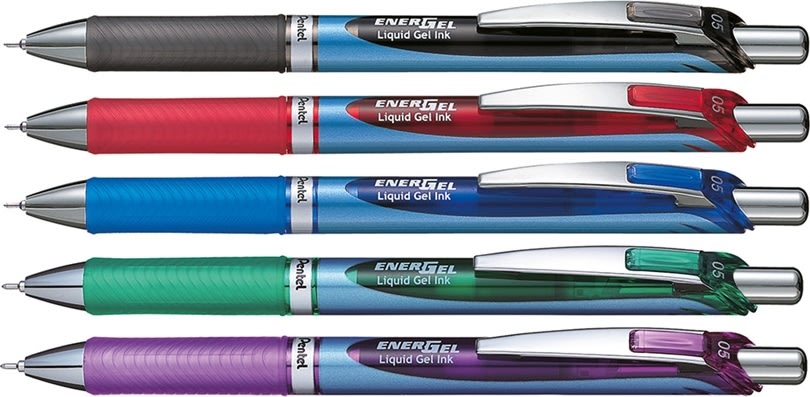 Pentel Energel BLN75 Rollerpen | 0,5 | Sort
