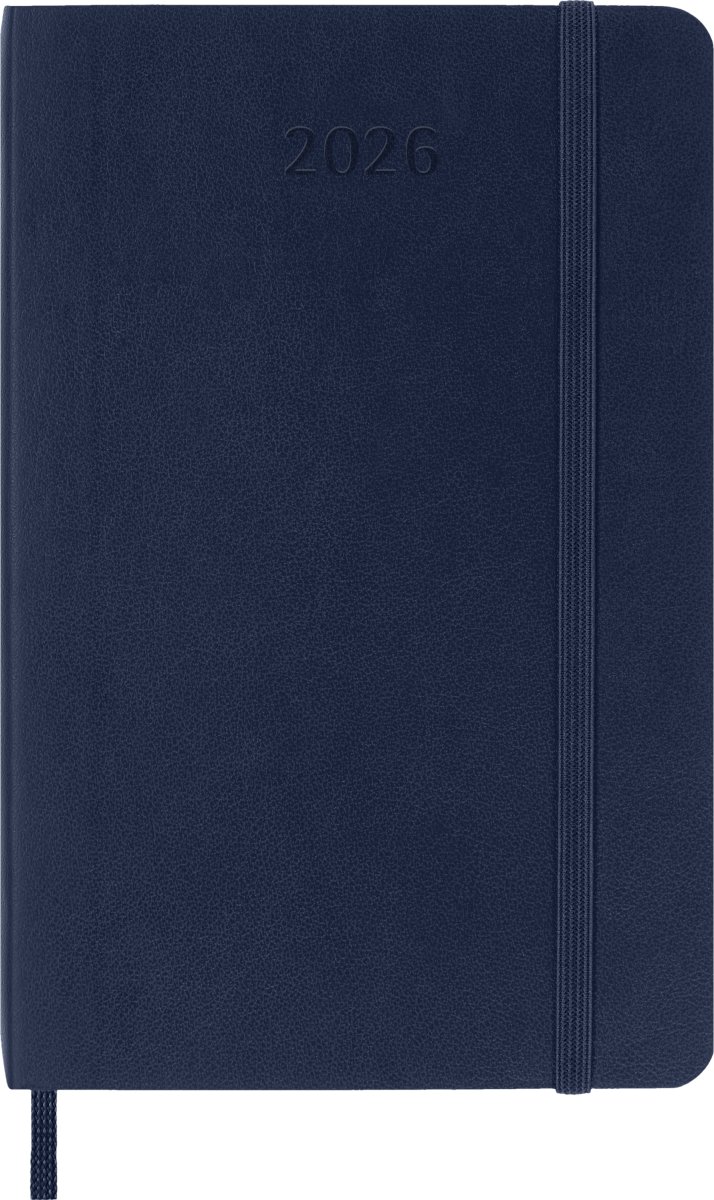 Moleskine 2026 Kalender | S | Uge | Poc. | Blå