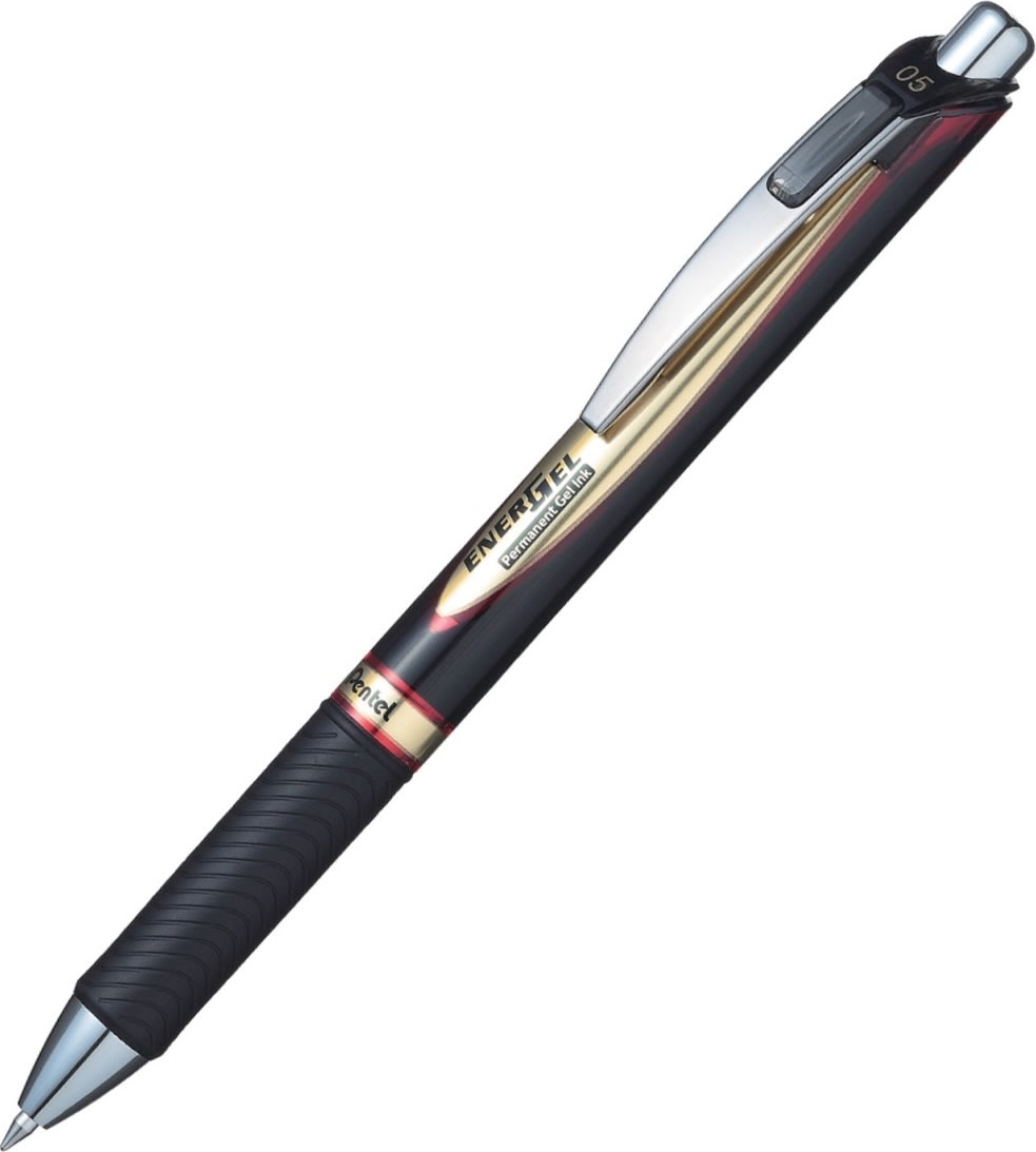 Pentel Energel BLP75 Rollerpen | Permanent | Rød