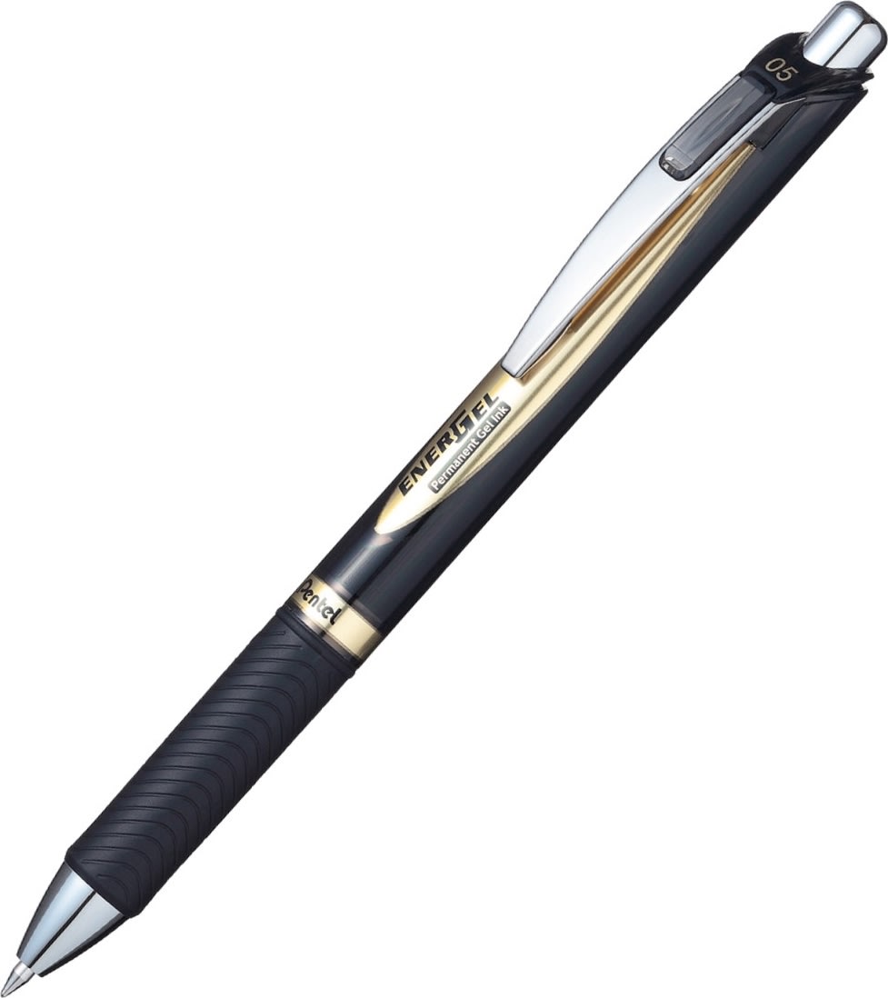 Pentel Energel BLP75 Rollerpen | Permanent | Sort